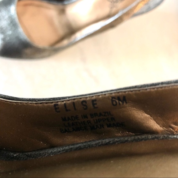 Carlos Santana Elise pewter metallic slingback heels - Picture 9 of 10